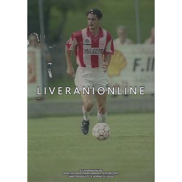 31-07-1997 EDOLO PARTITA AMICHEVOLE PRE CAMPIONATO DEL VICENZA CALCIO NELLA FOTO GIACOMO DICARA AG ALDO LIVERANI SAS