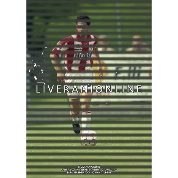 31-07-1997 EDOLO PARTITA AMICHEVOLE PRE CAMPIONATO DEL VICENZA CALCIO NELLA FOTO GIACOMO DICARA AG ALDO LIVERANI SAS