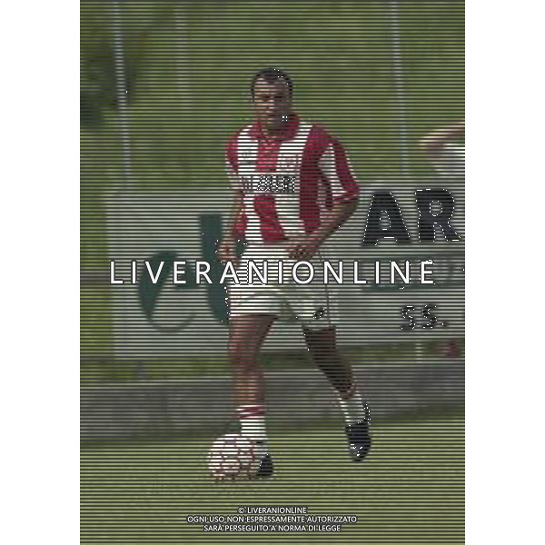 31-07-1997 EDOLO PARTITA AMICHEVOLE PRE CAMPIONATO DEL VICENZA CALCIO NELLA FOTO GUSTAVO MENDEZ AG ALDO LIVERANI SAS
