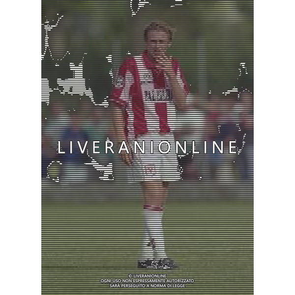 31-07-1997 EDOLO PARTITA AMICHEVOLE PRE CAMPIONATO DEL VICENZA CALCIO NELLA FOTO ROBERTO BARONIO AG ALDO LIVERANI SAS