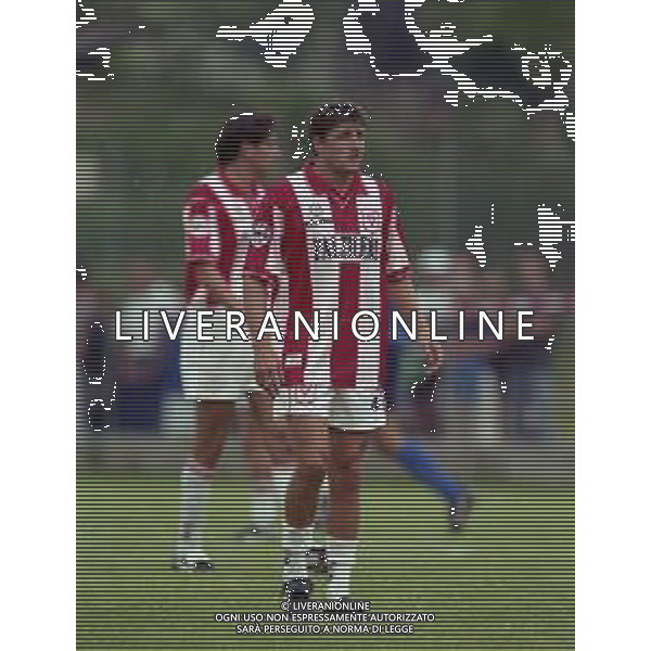 31-07-1997 EDOLO PARTITA AMICHEVOLE PRE CAMPIONATO DEL VICENZA CALCIO NELLA FOTO MARCELO OTERO AG ALDO LIVERANI SAS
