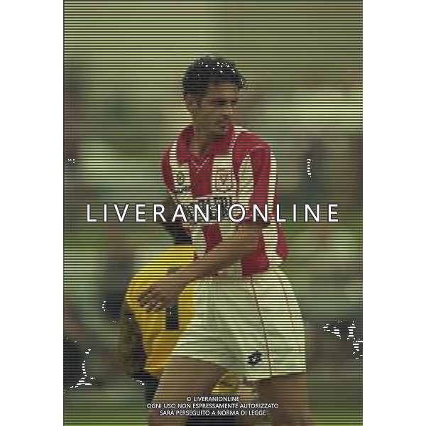 31-07-1997 EDOLO PARTITA AMICHEVOLE PRE CAMPIONATO DEL VICENZA CALCIO NELLA FOTO GIACOMO DICARA AG ALDO LIVERANI SAS