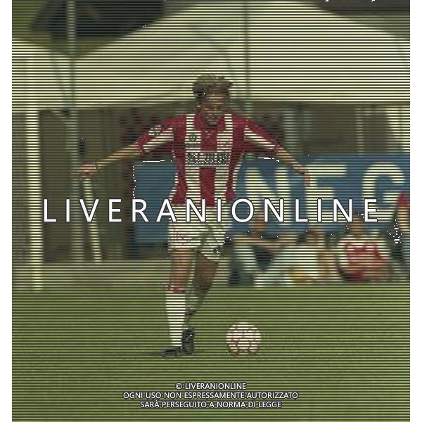 31-07-1997 EDOLO PARTITA AMICHEVOLE PRE CAMPIONATO DEL VICENZA CALCIO NELLA FOTO ROBERTO BARONIO AG ALDO LIVERANI SAS
