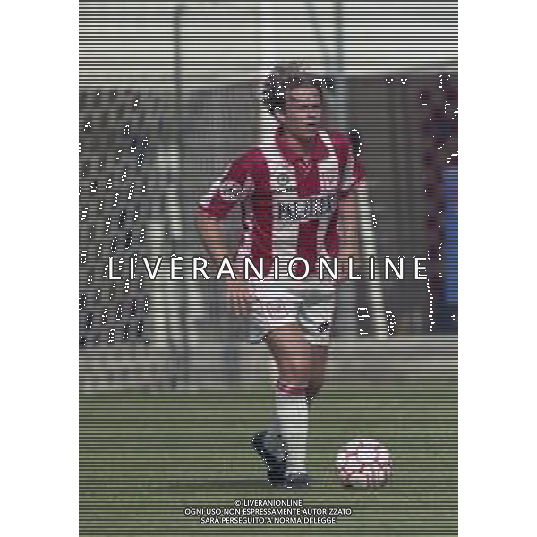 31-07-1997 EDOLO PARTITA AMICHEVOLE PRE CAMPIONATO DEL VICENZA CALCIO NELLA FOTO ROBERTO BARONIO AG ALDO LIVERANI SAS