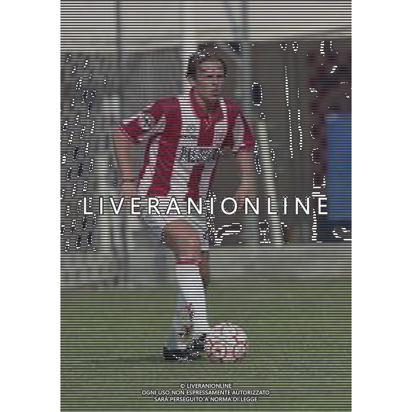 31-07-1997 EDOLO PARTITA AMICHEVOLE PRE CAMPIONATO DEL VICENZA CALCIO NELLA FOTO ROBERTO BARONIO AG ALDO LIVERANI SAS
