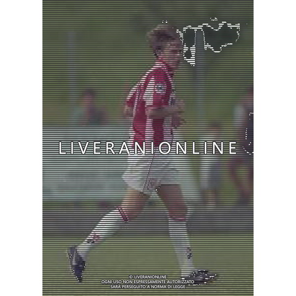 31-07-1997 EDOLO PARTITA AMICHEVOLE PRE CAMPIONATO DEL VICENZA CALCIO NELLA FOTO ROBERTO BARONIO AG ALDO LIVERANI SAS