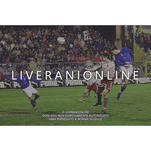 ITALIA - UNGHERIA UNDER 21 FERMO 15/11/2005 NELLA FOTO: IL GOL DI GIAMPAOLO PAZZINI DEL 1-0 PH BELLINI/AGENZIA ALDO LIVERANI