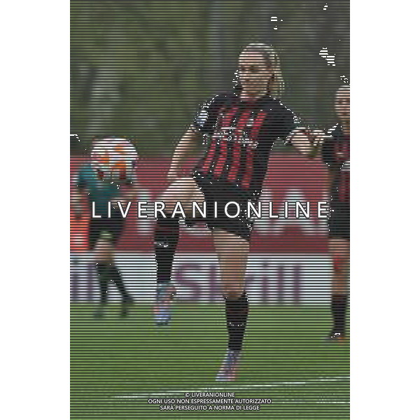 TVRG Sara Thrige Andersen (Milan) Milan vs Fiorentina Milano 26-03-2023 Puma House of Football Centro Sportivo Peppino Vismara Serie A femminile TIMVISION 2a giornata Poule Scudetto foto Roberto Garavaglia/ag. Aldo Liverani sas/ AGENZIA ALDO LIVERANI SAS