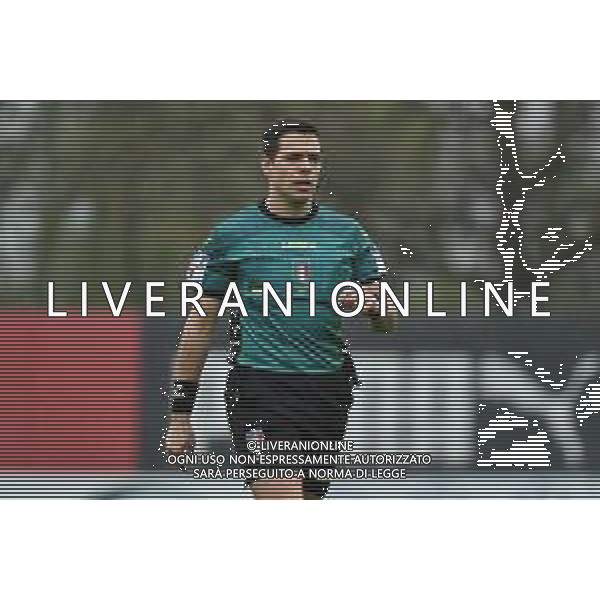 TVRG l\'arbitro Eugenio Scarpa di Collegno (TO) Milan vs Fiorentina Milano 26-03-2023 Puma House of Football Centro Sportivo Peppino Vismara Serie A femminile TIMVISION 2a giornata Poule Scudetto foto Roberto Garavaglia/ag. Aldo Liverani sas/ AGENZIA ALDO LIVERANI SAS