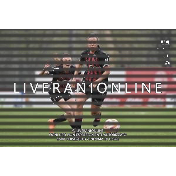TVRG Valery Vigilucci (Milan) e dietro Christy Grimshaw (Milan) Milan vs Fiorentina Milano 26-03-2023 Puma House of Football Centro Sportivo Peppino Vismara Serie A femminile TIMVISION 2a giornata Poule Scudetto foto Roberto Garavaglia/ag. Aldo Liverani sas/ AGENZIA ALDO LIVERANI SAS