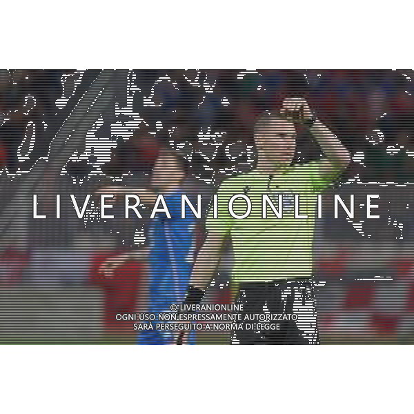 Arbitro - the referee Georgi Kabakov of Bulgaria during the EURO 2024 qualifying football match between Malta vs Italy on March 26, 2023 at the Stadium Ta\'Qali in Malta, foto Emmanuele Mastrodonato/ag. Aldo Liverani sas -MALTA - ITALIA QUALIFICAZIONI EUROPEE 26.03.2023