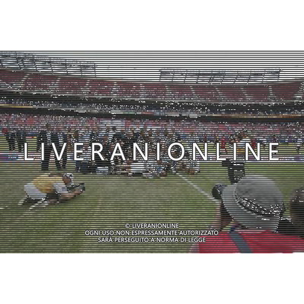 NEW YORK 3/08/2003 SUPERCOPPA ITALIANA NELLA FOTO JUVENTUS CON LA SUPERCOPPA ITALIANA FOTO ALDO LIVERANI