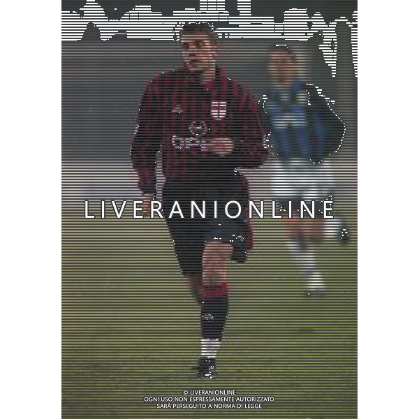 02-12-1999 BERGAMO ANDATA DI OTTAVI DI FINALE DI COPPA ITALIA ATALANTA-MILAN 3-2 NELLA FOTO ANDRIY SHEVCENKO AG ALDO LIVERANI SAS 