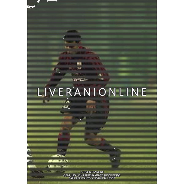 02-12-1999 BERGAMO ANDATA DI OTTAVI DI FINALE DI COPPA ITALIA ATALANTA-MILAN 3-2 NELLA FOTO MAX TONETTO AG ALDO LIVERANI SAS
