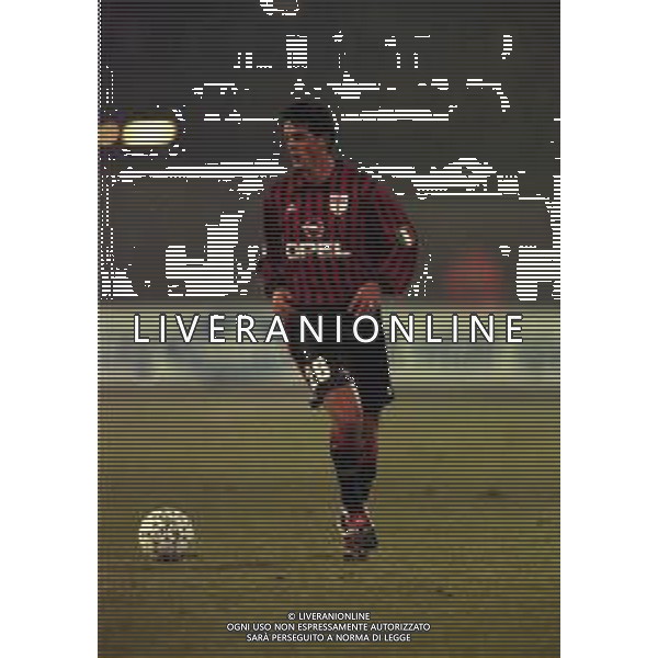 02-12-1999 BERGAMO ANDATA DI OTTAVI DI FINALE DI COPPA ITALIA ATALANTA-MILAN 3-2 NELLA FOTO LUIGI SALA AG ALDO LIVERANI SAS