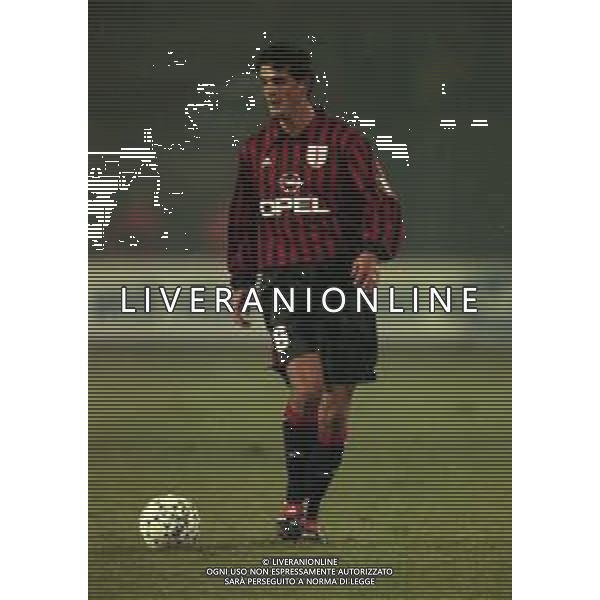 02-12-1999 BERGAMO ANDATA DI OTTAVI DI FINALE DI COPPA ITALIA ATALANTA-MILAN 3-2 NELLA FOTO LUIGI SALA AG ALDO LIVERANI SAS