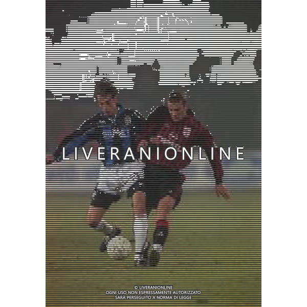 02-12-1999 BERGAMO ANDATA DI OTTAVI DI FINALE DI COPPA ITALIA ATALANTA-MILAN 3-2 NELLA FOTO ANDRIY SHEVCENKO AG ALDO LIVERANI SAS