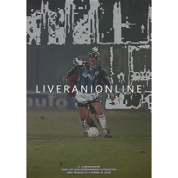 02-12-1999 BERGAMO ANDATA DI OTTAVI DI FINALE DI COPPA ITALIA ATALANTA-MILAN 3-2 NELLA FOTO CRISTIANO DONI AG ALDO LIVERANI SAS