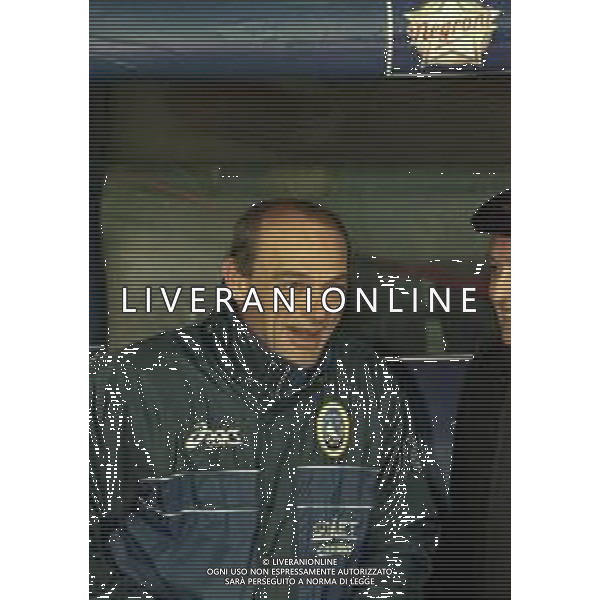 02-12-1999 BERGAMO ANDATA DI OTTAVI DI FINALE DI COPPA ITALIA ATALANTA-MILAN 3-2 NELLA FOTO GIOVANNI VAVASSORI ALLENATORE ATALANTA AG ALDO LIVERANI SAS