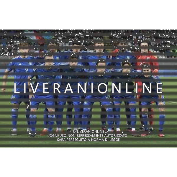 Stadio Oreste Granillo, Reggio Calabria Amichevole Italia-Ucraina Under 21 In foto: Formazione Italiana ©Andrea Rosito / AGENZIA ALDO LIVERANI SAS