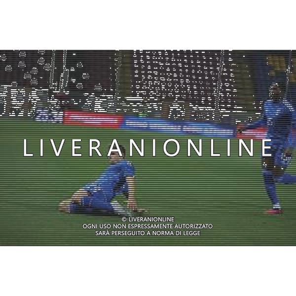 ITALIA U21 - UCRAINA UNDER 21 PARTITA AMICHEVOLE, REGGIO CALABRIA 27.03.2023 In foto: Esultanza dopo gol Lorenzo Colombo e Caleb Okoli ©Pasquale Garreffa / AGENZIA ALDO LIVERANI SAS