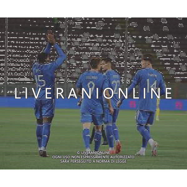 ITALIA U21 - UCRAINA UNDER 21 PARTITA AMICHEVOLE, REGGIO CALABRIA 27.03.2023 In foto: Esultanza dopo gol Lorenzo Colombo ©Pasquale Garreffa / AGENZIA ALDO LIVERANI SAS