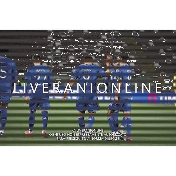 ITALIA U21 - UCRAINA UNDER 21 PARTITA AMICHEVOLE, REGGIO CALABRIA 27.03.2023 In foto: Esultanza dopo gol Lorenzo Colombo ©Pasquale Garreffa / AGENZIA ALDO LIVERANI SAS
