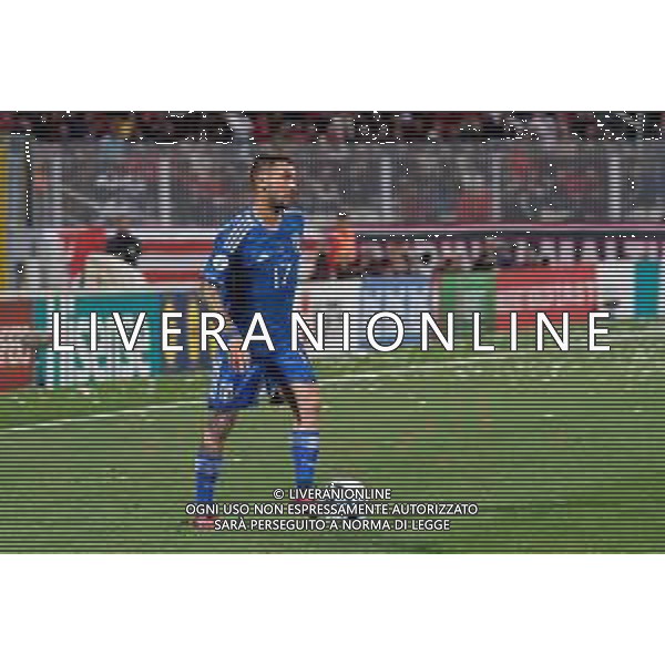 Matteo Politano (Italy) during the EURO 2024 qualifying football match between Malta vs Italy on March 26, 2023 at the Stadium Ta\'Qali in Malta, foto Emmanuele Mastrodonato/ag. Aldo Liverani sas