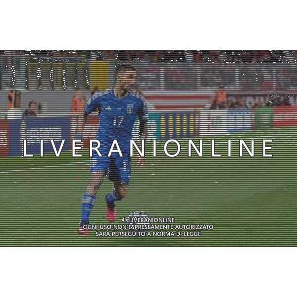 Matteo Politano (Italy) during the EURO 2024 qualifying football match between Malta vs Italy on March 26, 2023 at the Stadium Ta\'Qali in Malta, foto Emmanuele Mastrodonato/ag. Aldo Liverani sas