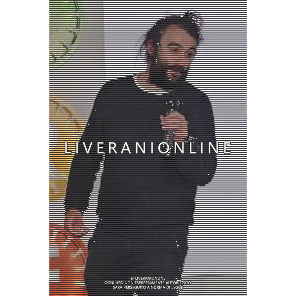 TVRG Progetto Take Your Time nella foto l\'artista Jonathan Calugi Milano 28-03-2023 Presentazione presso l\'ex Scalo Farini del progetto Take Your Time Polo Urbano del Gruppo FS Italiane foto Roberto Garavaglia/ag. Aldo Liverani sas/ AGENZIA ALDO LIVERANI SAS