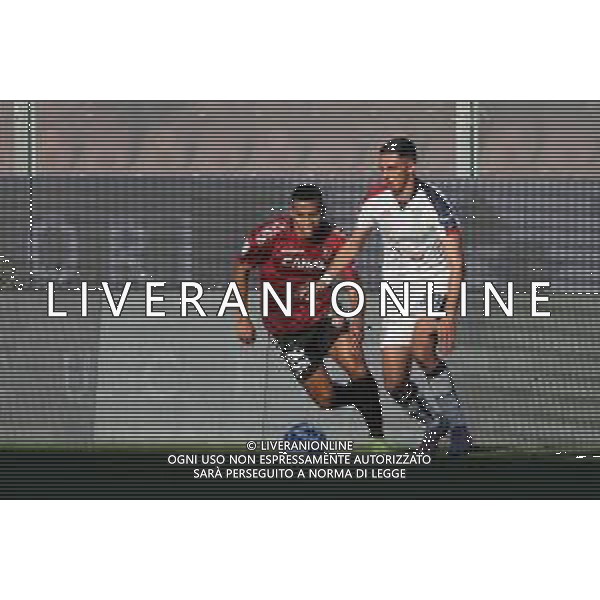 18.03..2023 REGGIO CALABRIA STADIO ORESTE GRANILLO. CAMPIONATO NAZIONALE SERIE B REGGINA VS CAGLIARI IN FOTO GABRIELE ZAPPA CAGLIARI E RIGOBERTO RIVAS REGGINA ©PASQUALE GARREFFA / AGENZIA ALDO LIVERANI SAS