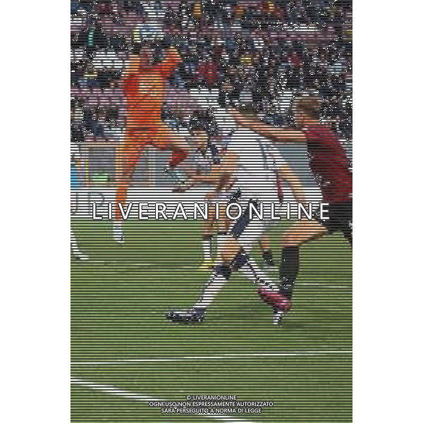 18.03..2023 REGGIO CALABRIA STADIO ORESTE GRANILLO. CAMPIONATO NAZIONALE SERIE B REGGINA VS CAGLIARI IN FOTO PRESA AEREA PER BORIS RADUNOVIC PORTIERE CAGLIARI ©PASQUALE GARREFFA / AGENZIA ALDO LIVERANI SAS