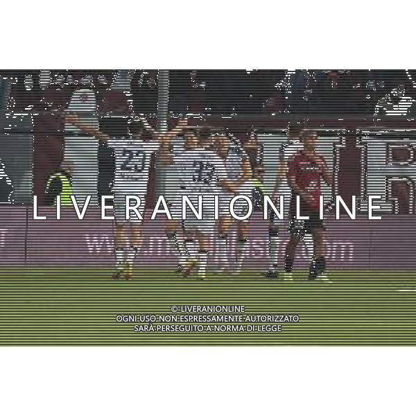 18.03..2023 REGGIO CALABRIA STADIO ORESTE GRANILLO. CAMPIONATO NAZIONALE SERIE B REGGINA VS CAGLIARI IN FOTO ESULTANZA CGLIARI DOPO IL QUARTO GOAL ©PASQUALE GARREFFA / AGENZIA ALDO LIVERANI SAS