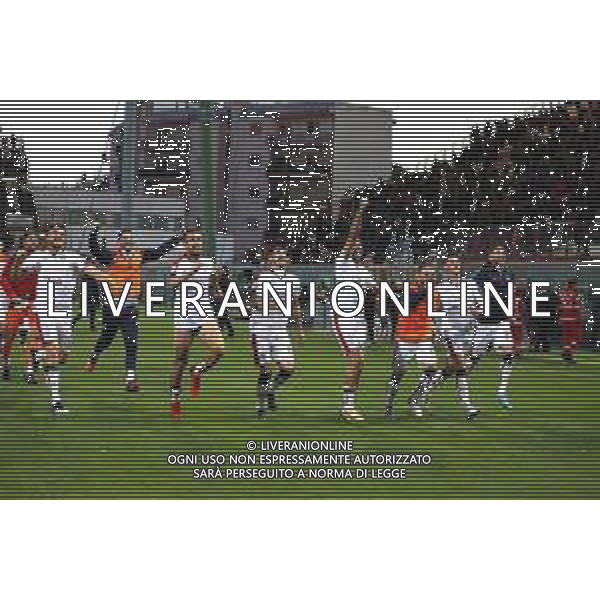 18.03..2023 REGGIO CALABRIA STADIO ORESTE GRANILLO. CAMPIONATO NAZIONALE SERIE B REGGINA VS CAGLIARI IN FOTO ESULTANZA FINE GARE CAGLIARI ©PASQUALE GARREFFA / AGENZIA ALDO LIVERANI SAS