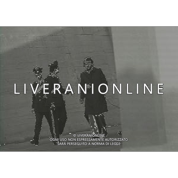 1975 -CATANZARO PROCESSO IN CORTE D\'ASSISE IN APPELLO A FRANCO FREDA E GIOVANNI VENTURA PER LA STRAGE DI PIAZZA FONTANA A MILANO NELLA FOTO GIOVANNI VENTURA AG ALDO LIVERANI SAS
