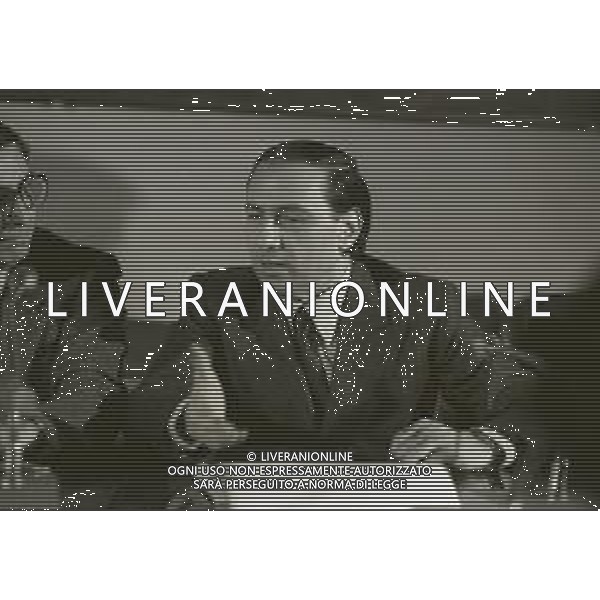 RETROSPETTIVA SILVIO BERLUSCONI IMPRENDITORE NELLA FOTO SILVIO BERLUSCONI A PALAZZO MARINO A MILANO NELL\'ANNO 1980-1981 AG ALDO LIVERANI SAS