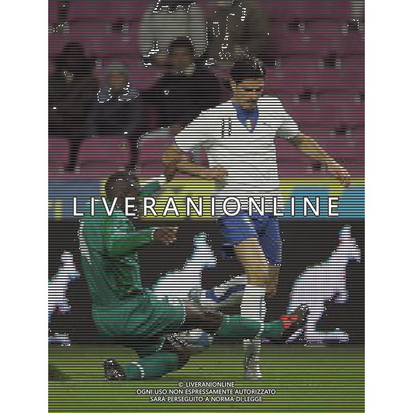 Ginevra 16/11/2005 Italia - Costa d\'Avorio amichevole nazionale nella foto vincenzo iaquinta ph luzzani/agenzia aldo liverani