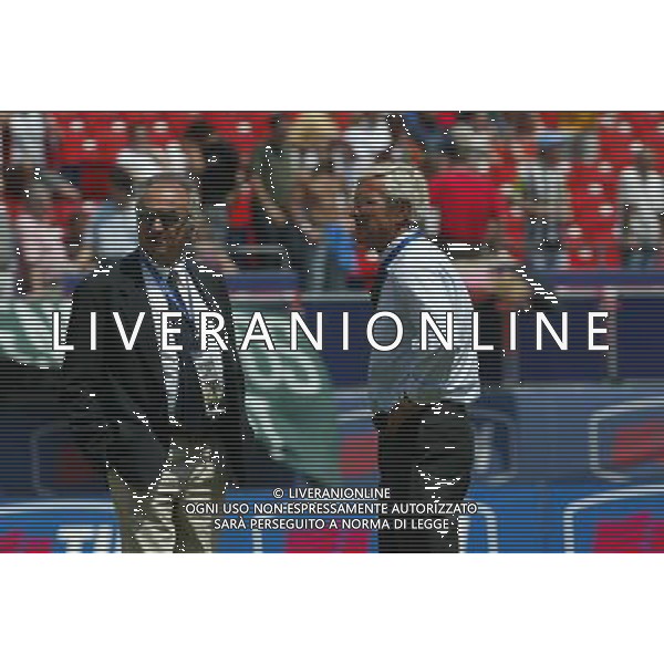 NEW YORK 3/08/2003 SUPERCOPPA ITALIANA NELLA FOTO GIRAUDO ANTONIO-MARCELLO LIPPI FOTO ALDO LIVERANI