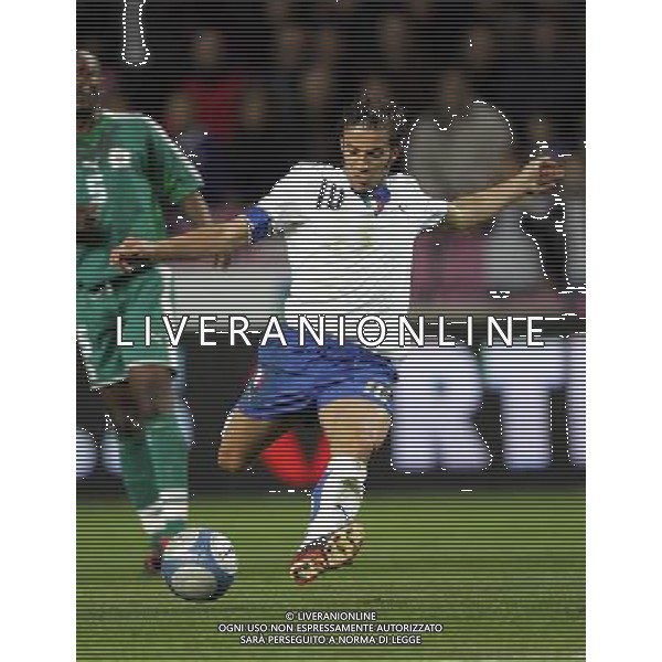 Ginevra 16/11/2005 Italia - Costa d\'Avorio amichevole nazionale nella foto alessandro del piero ph luzzani/agenzia aldo liverani