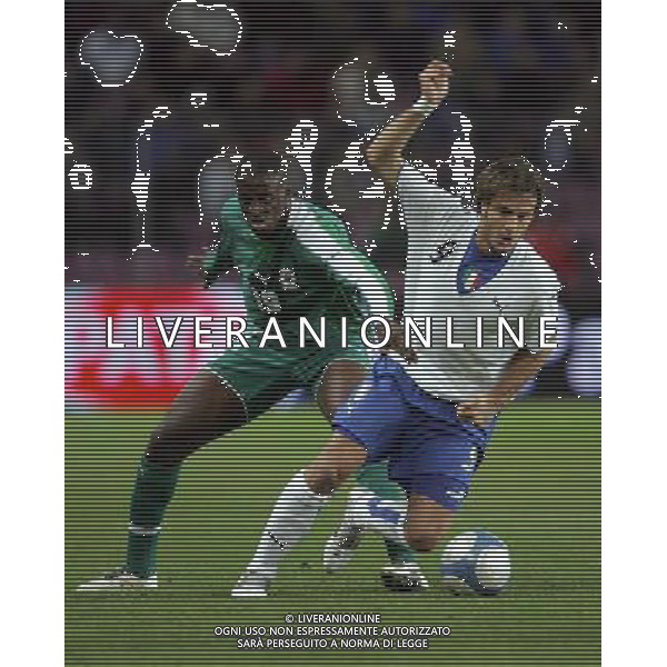 Ginevra 16/11/2005 Italia - Costa d\'Avorio amichevole nazionale nella foto alberto gilardino ph luzzani/agenzia aldo liverani