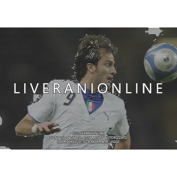 Ginevra 16/11/2005 Italia - Costa d\'Avorio amichevole nazionale nella foto alberto gilardino ph luzzani/agenzia aldo liverani