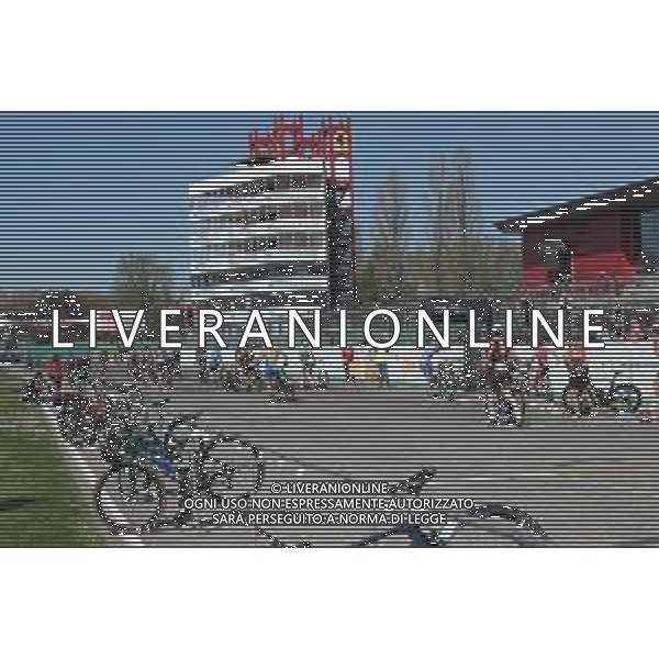 IMOLA 01 04 2023 AUTODROMO ENZO E DINO FERRARI DUATHLON CAMPIONATO ITALIANO ASSOLUTO CATEGORIA MASCHILE E FEMMINILE NELLA FOTO GARA MASCHILE ©SANNA / AGENZIA ALDO LIVERANI SAS