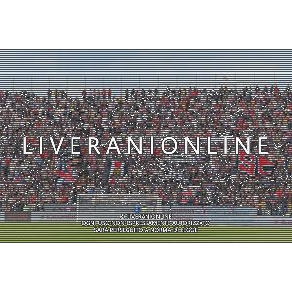 1-4-2023. Cagliari Calcio-F.C. Sudtirol AltoAdige. 30° giornata serie BKT 2022/2023, stadio Unipol Domus Cagliari. Foto Salvatore Moi/Aldo Liverani s.a.s. Nella foto: Sconvolts, tifosi del Cagliari Calcio in curva nord dello stadio Unipol Domus di Cagliari. ©MOI SALVATORE / AGENZIA ALDO LIVERANI SAS