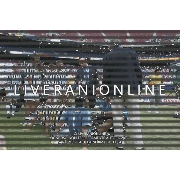 NEW YORK 3/08/2003 SUPERCOPPA ITALIANA NELLA FOTO LUCIANO MOGGI FOTO ALDO LIVERANI