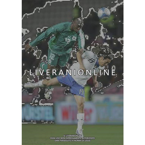 Ginevra 16/11/2005 Italia - Costa d\'Avorio amichevole nazionale nella foto meite e camoranesi mauro german ph luzzani/agenzia aldo liverani