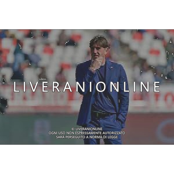 coach Michele Mignani (SSC Bari) during the Italian soccer Serie B match SSC Bari vs Benevento Calcio on April 1, 2023 at the San Nicola stadium in Bari, Italy. Photo by Emmanuele Mastrodonato/ag. Aldo Liverani sas / AGENZIA ALDO LIVERANI SAS