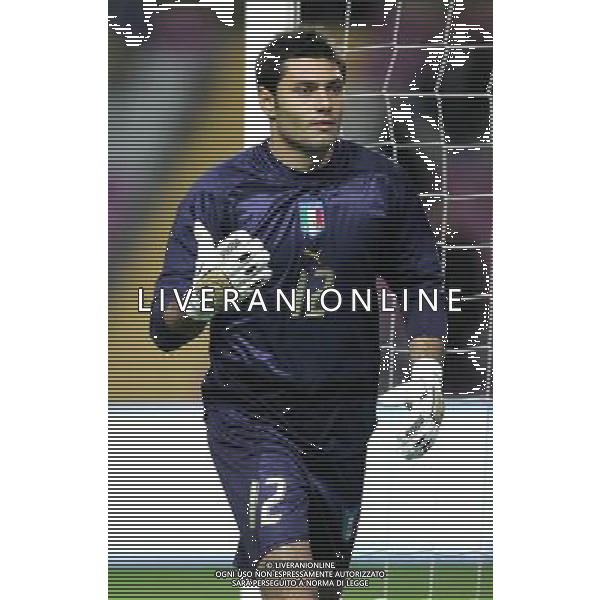 Ginevra 16/11/2005 Italia - Costa d\'Avorio amichevole nazionale nella foto l\'esordio di marco amelia ph luzzani/agenzia aldo liverani