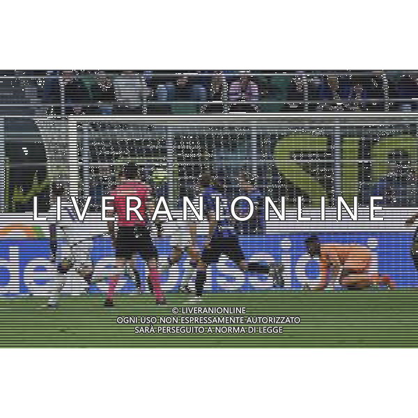 Giacomo Bonaventura (Fiorentina) segna il gol dell\'1 a 0 Inter vs Fiorentina Milano 01-04-2023 Stadio Giuseppe Meazza - San Siro Campionato Serie A TIM - 28a giornata foto Roberto Garavaglia/ag. Aldo Liverani sas/ AGENZIA ALDO LIVERANI SAS