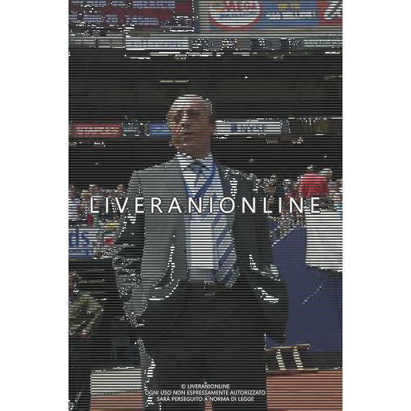 NEW YORK 3/08/2003 SUPERCOPPA ITALIANA NELLA FOTO LUCIANO MOGGI FOTO ALDO LIVERANI