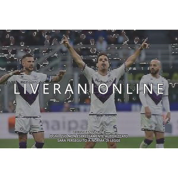 Giacomo Bonaventura (Fiorentina) esulta dopo il gol dell\'1 a 0 Inter vs Fiorentina Milano 01-04-2023 Stadio Giuseppe Meazza - San Siro Campionato Serie A TIM - 28a giornata foto Roberto Garavaglia/ag. Aldo Liverani sas/ AGENZIA ALDO LIVERANI SAS